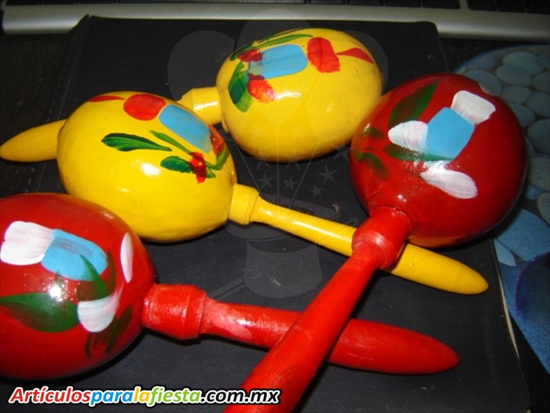 MARACAS FIESTA DE MADERA