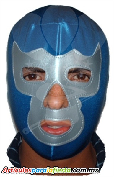 MÁSCARA LUCHA BLUE DEMON