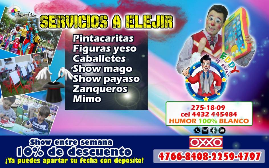 Payaso para fiestas infantiles