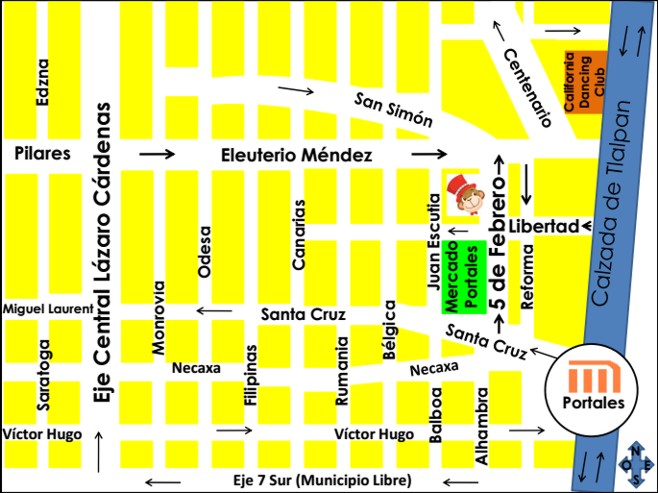 Ubicación del Circo de Bony